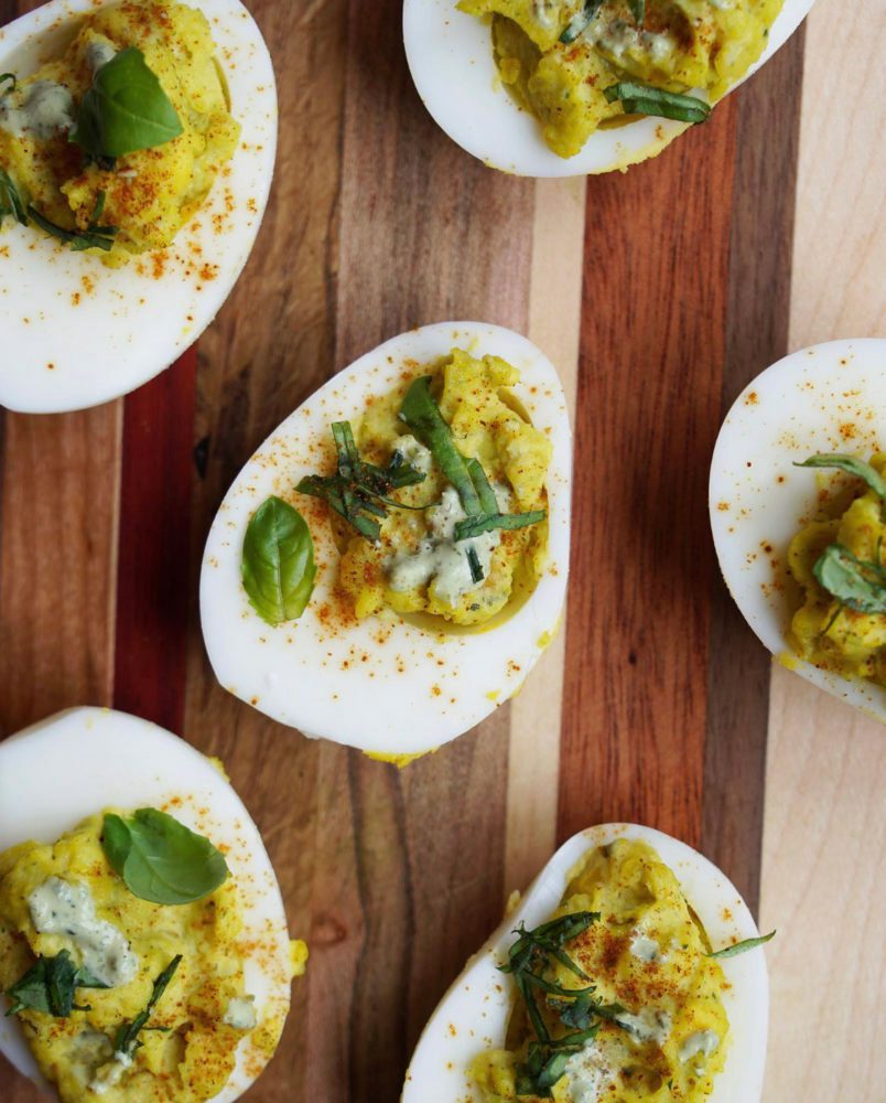 Gotham greens Deviled Eggs